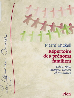 cover image of Répertoire des prénoms familiers